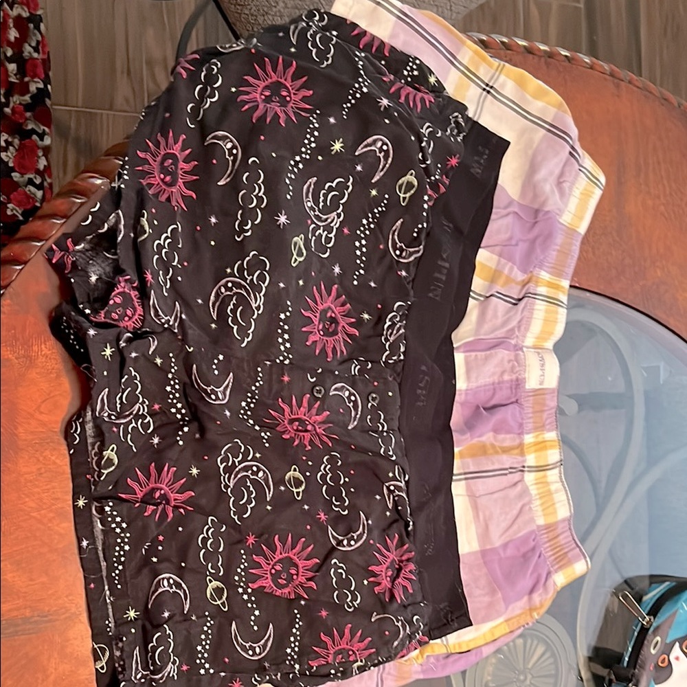 2 pairs Joyspun pajama shorts. Sz L